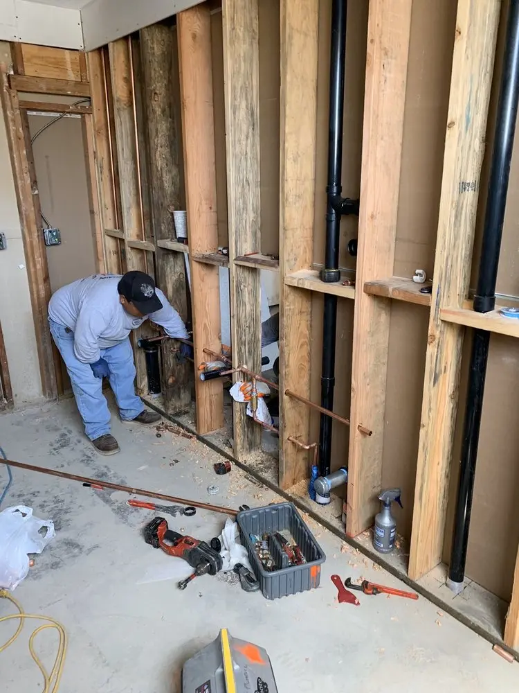 Commercial rough-in plumbing for Water Heater Replacement in Lakewood